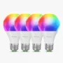 Bombilla LED inteligente Nanoleaf Essentials Matter A60, E27, 9 W, 900 lm, 2700-6500 K RGBCW, pack de 4