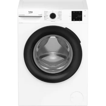 Lavadora BEKO BM1WFSU36233WB, 6 kg, clase energética B, 44,6 cm, 1200 rpm, motor inverter, Steam Cure