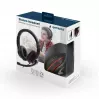 Auriculares gaming con cable GEMBIRD MHS-03-BKRD — binaurales, circumaurales, 3,5 mm, cable de 1,8 m, rojo/negro
