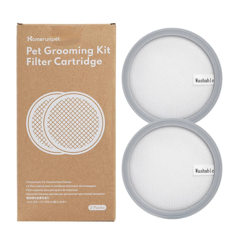 Filtro de repuesto Homerunpet HC15.F02 para set de cuidado de mascotas, modelo HC15.F02, set compatible