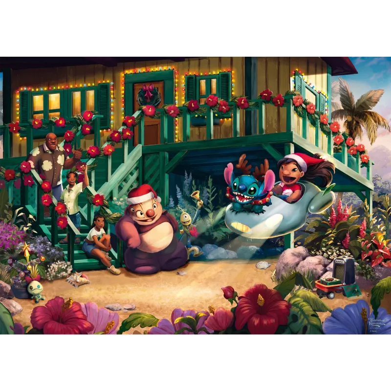 Puzzle Schmidt Spiele 58049 — 1000 piezas, dibujos animados Lilo & Stitch