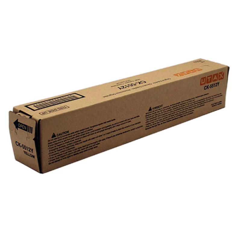 Cartucho de tóner UTAX 1T02R6AUT0 1 ud. original amarillo