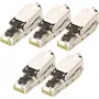 Conector CAT 6A montable en campo STP Digitus 5 unidades conector RJ-45 plateado