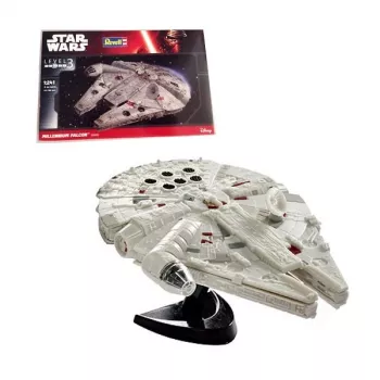Revell 03600 Star Wars Millennium Falcon (Han Solo) escala 1:241 maqueta de plástico sin montar/sin pintar sin pegamento, pintura ni pinceles