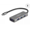 Hub USB DeLOCK 63173 Type-C 5000 Mbit/s negro