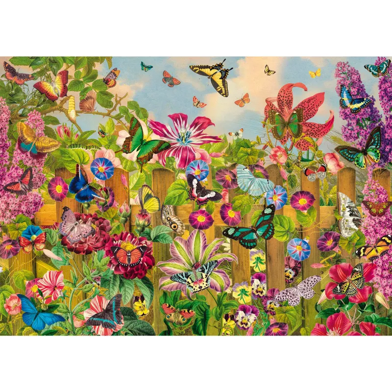 Puzzle Schmidt Spiele Beautiful Butterfly Garden — 2000 piezas, modelo 59746