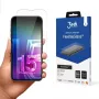 Protector de pantalla flexible templado 3MK FlexibleGlass Pro para Apple iPhone 15 – transparente, resistente a arañazos