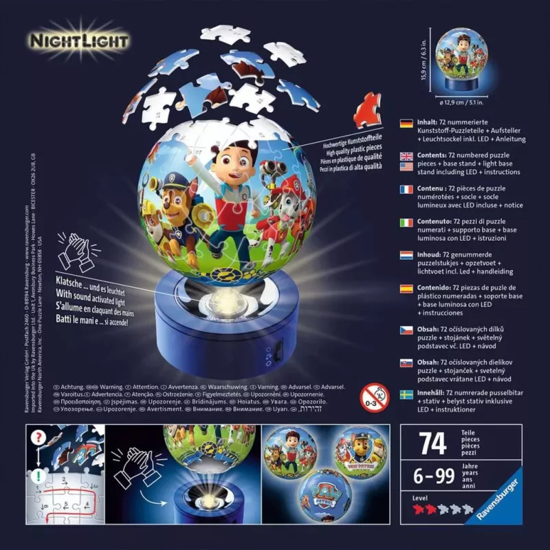 Ravensburger Puzzle Ball luz nocturna P