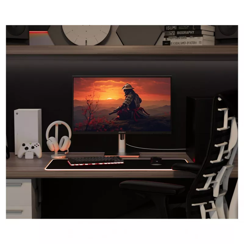 JAPANNEXT JN-I270FHD200F-HSP monitor de ordenador 68,6 cm (27 inch) 1920 x 1080 píxeles Full HD LED plateado