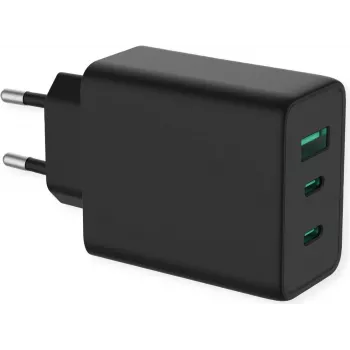 ROTRONIC-SECOMP Value - Fuente de alimentación - Tecnología GaN - 65 vatios - 5 A - 3 puertos de salida (USB, 2 x USB-C)