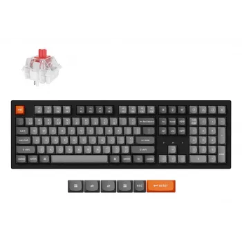 Teclado Keychron K10 Max QMK Universal USB RF Wireless Bluetooth Negro