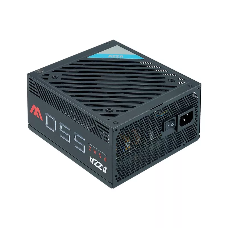 Fuente de alimentación AZZA PSAZ-550W ATX 550 W, 80 PLUS Bronze, ventilador de 120 mm