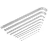 Juego de llaves acodadas Wera 950/9 Hex-Plus 4, métrico, cromado