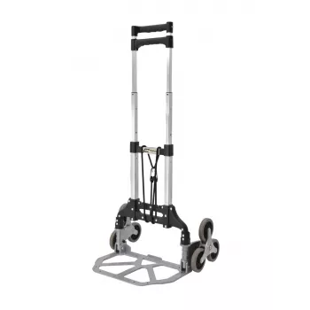 Carretilla de escaleras plegable AWTools 1009613 — carretilla sube-escaleras plegable, capacidad de carga 80 kg