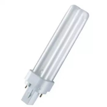 Lámpara fluorescente compacta Osram Dulux D 26 W G24d-3 blanco cálido 1800 lm