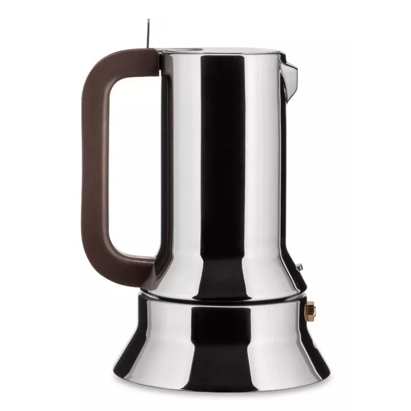 Alessi 9090/6 cafetera moka, 0,3 l, acero inoxidable