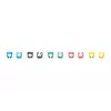 Clip de codificación por colores Digitus A-CC-M varios colores PVC 100 uds.