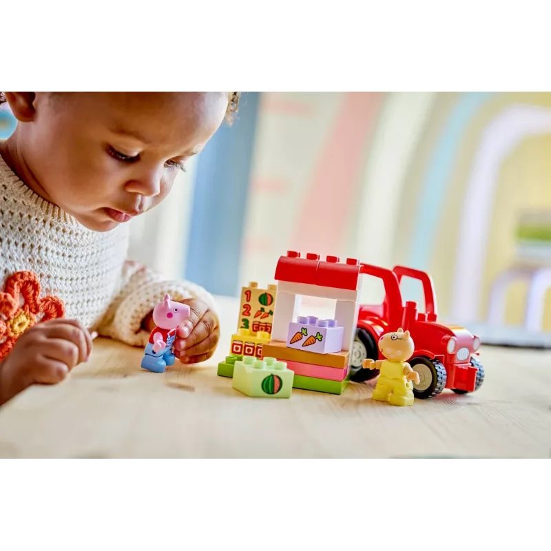 LEGO DUPLO 10468 Peppa Pig tractor y mercado