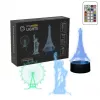 Lámpara LED decorativa Manta SNL125RGB RGB 3D edificio