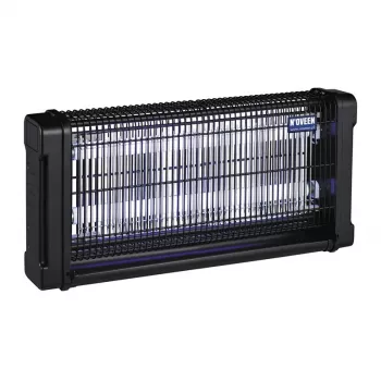 Lámpara insecticida NOVEEN IKN30 negra – luz UV, energéticamente eficiente, control de plagas en interiores
