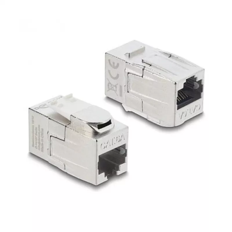 Acoplador Keystone DELOCK conector hembra RJ45 a conector hembra RJ45 — conector de red en línea (modelo 90796)