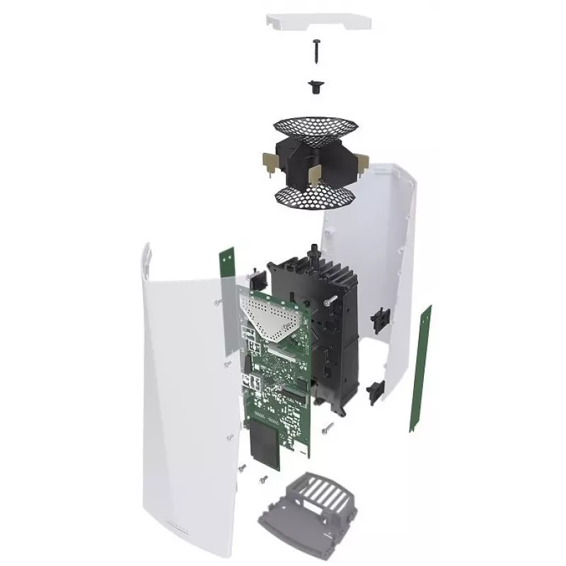 MikroTik Audience RBD25G-5HPacQD2HPnD punto de acceso Mesh tribanda, Wi-Fi 5 (802.11ac), 2,4 GHz + 2x 5 GHz, 1733 Mbit/s, 2x Gigabit LAN, PoE, RouterOS L4, blanco