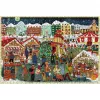 Puzle Ravensburger Wooden Puzzle Christmas Market — 500 piezas, puzle de madera