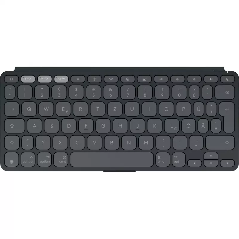 Teclado inalámbrico LOGITECH Keys-To-Go 2 para iPad, iPhone, Mac y Apple TV Grafito