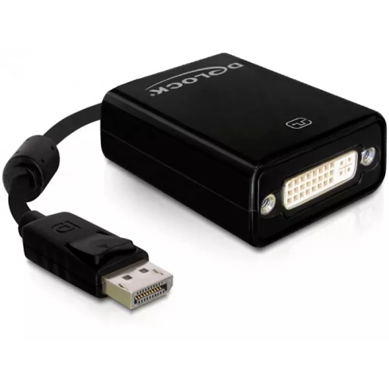 Adaptador Delock DisplayPort macho > DVI 24+5 hembra - Adaptador DisplayPort - DisplayPort (M)