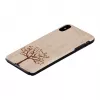 Funda para móvil man and wood para iPhone XS Max – madera de manzano, negro