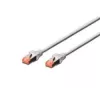 DIGITUS cable de conexión CAT6 S/FTP, 20 m, gris, pack de 5