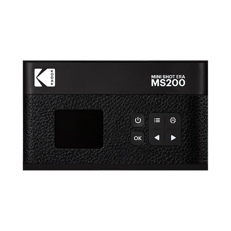 Cámara instantánea Kodak Mini Shot 2 Era — cámara instantánea portátil con impresora integrada, negra
