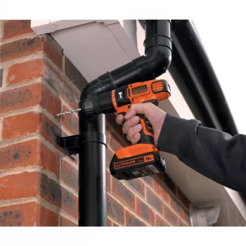 Taladro con empuñadura de pistola Black & Decker BDCH188N-XJ 1350 rpm, 18 V