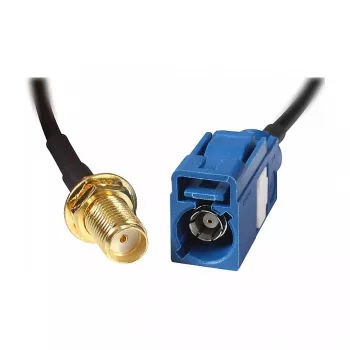 Cable coaxial DeLOCK 88581 0,2 m Negro