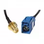 Cable coaxial DeLOCK 88581 0,2 m Negro