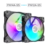 Gamemax | Ventilador de caja | FN14A-S5 | Negro