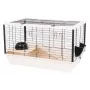 Jaula para roedores INTER ZOO Bunny 80 De Luxe — plástico, 78×48×50 cm, incluye comedero