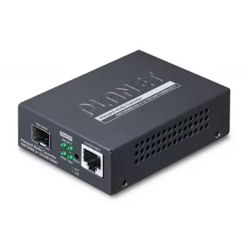 PLANET Web/SNMP Man conversor de medios de red negro Gigabit Ethernet SFP