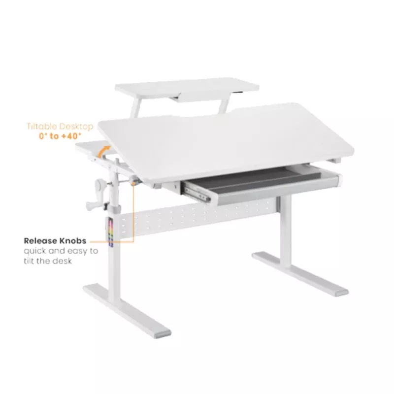 Escritorio infantil Ergo Office ER-483 — compacto con altura ajustable