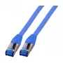 EFB-Elektronik cable de parcheo RJ45 Cat.6A S/FTP TPECat.7 cable bruto superflex azul 0,15m Fabricante: EFB Elektronik (K5525FBL.0,15)