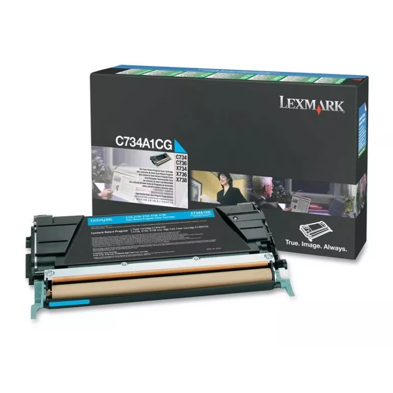Lexmark C734A1CG consumible de impresora cian