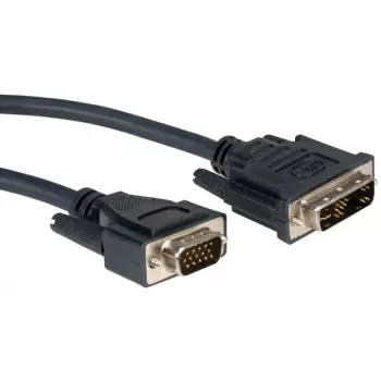 Cable DVI-VGA ROLINE, DVI (12+5) ST - HD15 ST 5,0 m (11.04.5450)