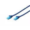 Cable de parcheo U/UTP Cat.5e PVC 0,5 m azul