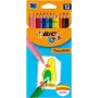 Lápices de colores BIC TROPICOLORS 12 colores 022503