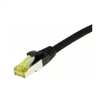 Cable de red RJ45, CAT6A 500 MHz, 0,5 m, negro, S-STP (S/FTP), TPE/LSZH (Ultraflex), AWG26, con cable bruto Cat.7, Synergy 21 (S217616)