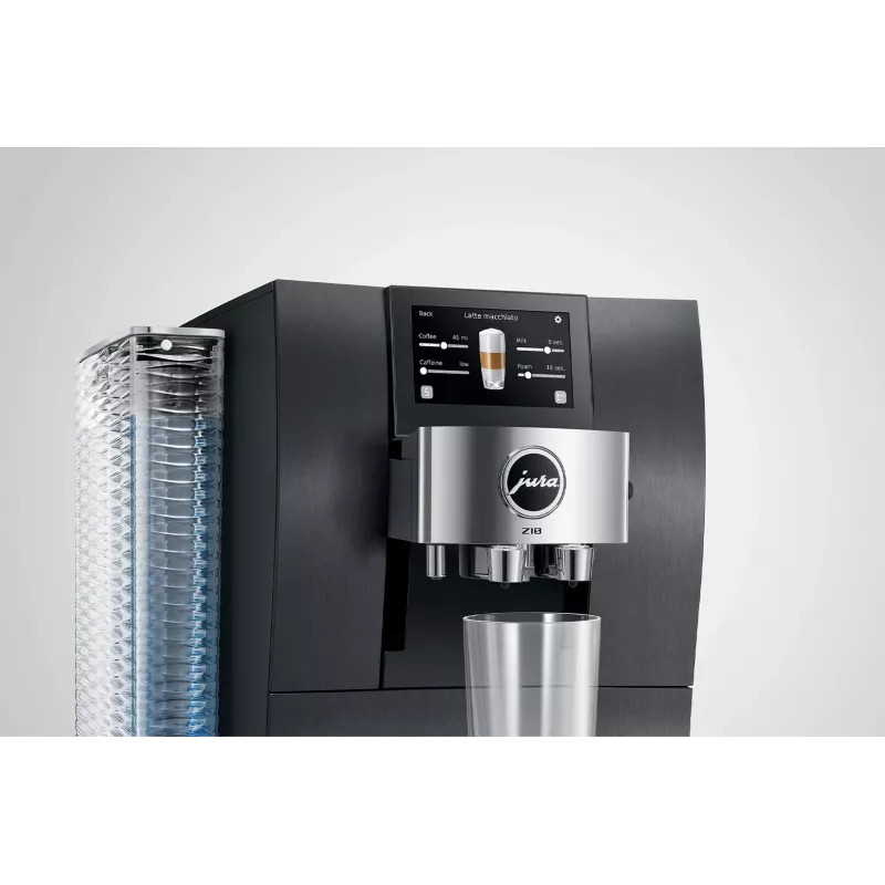 Cafetera espresso JURA Z10 superautomática 2,4 l aluminio negra, 1450 W, 15 bar, 51 bebidas