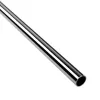 Tubo rígido de latón sin bisel Bitspower 12mm DE, 500mm - brillo negro