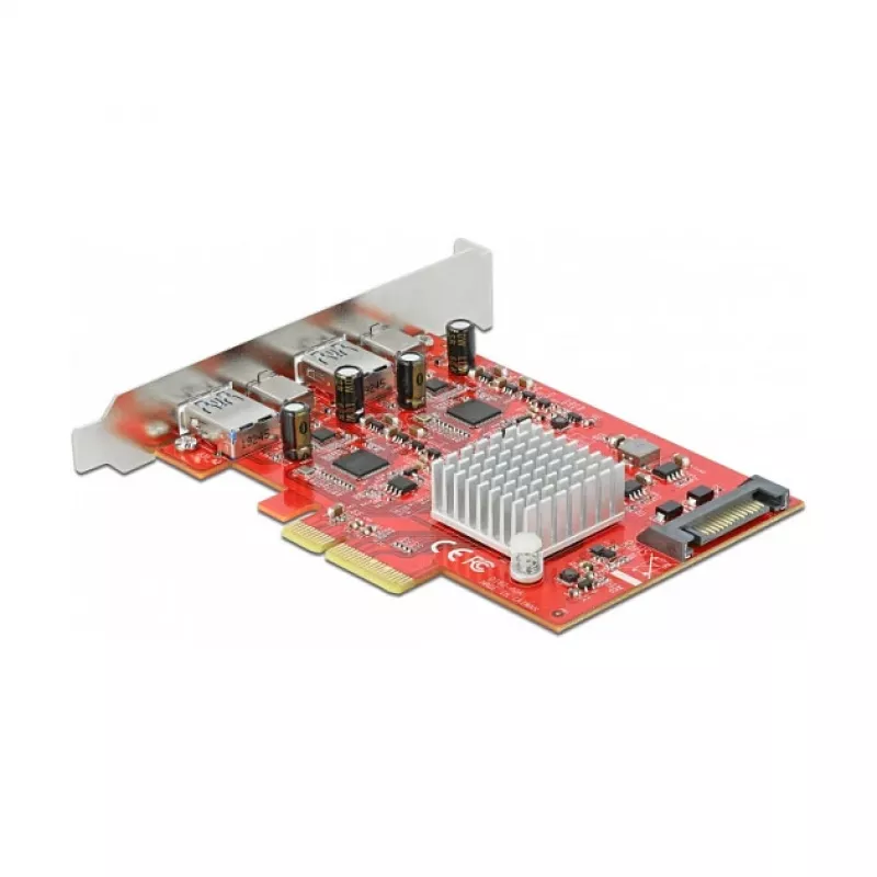 Tarjeta de expansión DeLOCK PCI Express x4 a USB 10 Gbit/s 2x Type-A 2x Type-C