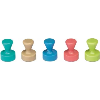 10 imanes cónicos de colores surtidos O 1,2 x 1,6 cm (6168499)