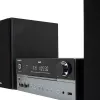 Microcadena de audio doméstico Aiwa MSBTU-700DAB — 25 W RMS, DAB+/FM, Bluetooth 10 m, bandeja CD, indicador LED, negro/azul ártico